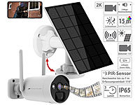 VisorTech 2K-Funk-Kamera ... Solarpanel, Nachtsicht, PIR