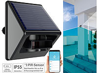 Luminea Home Control Outdoor-... und Solarpanel, IP55