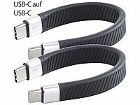Callstel 2er-Set kurze, flexible Lade-...-C, 100 W PD, 13 cm