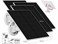 revolt 4er Universal Solarpanel für ... USB Typ C Port, 5W