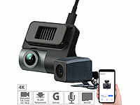 NavGear Kompakte 4K-Dashcam ... G-Sensor, Parkwächter, App