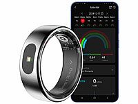 newgen medicals Fitnesstracker-Ring, ... SpO2, 5 ATM, Gr.70