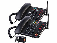 simvalley communications 2er-Set 4G-...-frei, Dual-SIM, Akku