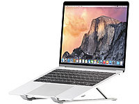 PEARL Portabler Alu-Notebook-... (15,6"), 6 Neigungswinkel