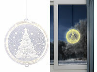 Lunartec Weihnachtliches Fenster-Licht ...-Motiv, Ø 16 cm