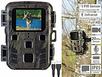 VisorTech Full-HD-Wildkamera mit ... 6 Monate Stand-by, IPX5