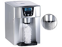 Eismaschine Klein Klarstein Eiswürfelmaschine Klein, 2 L Eiswürfelbereiter & Wasserspender, Für 12 Kg Slush Maschine
