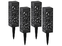 Lunartec 4er-Set Solar-... Lichtsensor, warmwei&szlig;, IP44