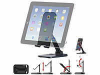 PEARL Faltbarer Teleskop ... Tablet-St&auml;nder, verstellbar