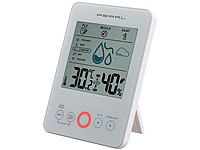 PEARL Digital-Hygro-/Thermometer ... & Komfort-Anzeige, weiß