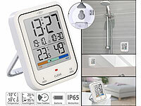 infactory Digitale Badezimmer- ... Thermo-/Hygrometer, IP65