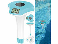 infactory Digitales Solar-Teich-... Solarpanel, LCD, IPX8