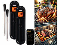 Rosenstein & S&ouml;hne 2er-Set ...- & Grill-Thermometer,BT5,App
