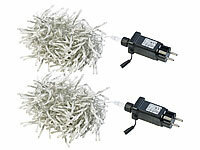 Lunartec 2er-Set WLAN-LED-... 300 LEDs, App, 6m, transparent