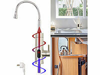 Rosenstein & S&ouml;hne 2in1-Edelstahl-...-Display, 60 &deg;C, 1/2"