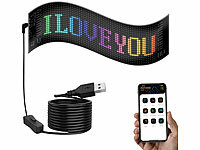 Luminea Programmierbare LED-... flexibel, App, USB