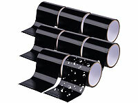 AGT 8er-Set wasserdichte, ... Klebeb&auml;nder, 150 cm, schw.