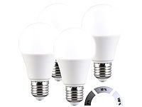 Luminea 4er-Set LED-Lampen mit 3 ... W, 1.521 lm, 6500 K, F