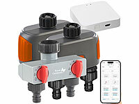 Royal Gardineer 2er-Set WLAN-...-Ventil, 2-fach-Verteiler