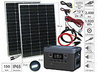 (0% MwSt) revolt Powerstation & Solar-Generator, ... 1.920 Wh, 2.400 W