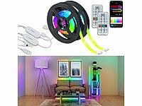 Luminea Home Control 2er-Set ... App, Fernbedienung, 2 m