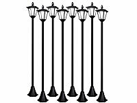 Royal Gardineer 8er-Set Solar-LED-... & Licht-Sensor, 200 lm
