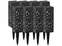 Lunartec 8er-Set Solar-... Akku, warmwei&szlig;, IP44