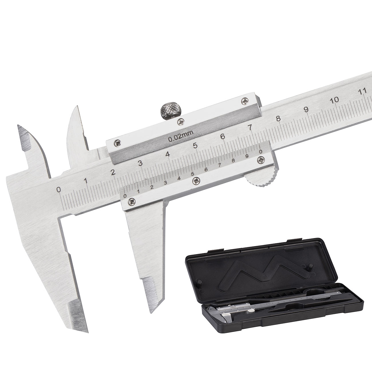 AGT precisionsskjutmått: Analog skjutmått, 150 mm / 6", 0,02 mm / 0,001" noggrannhet (precisionsskjutmått, djupmätare med skjutmått, skjutmått med)