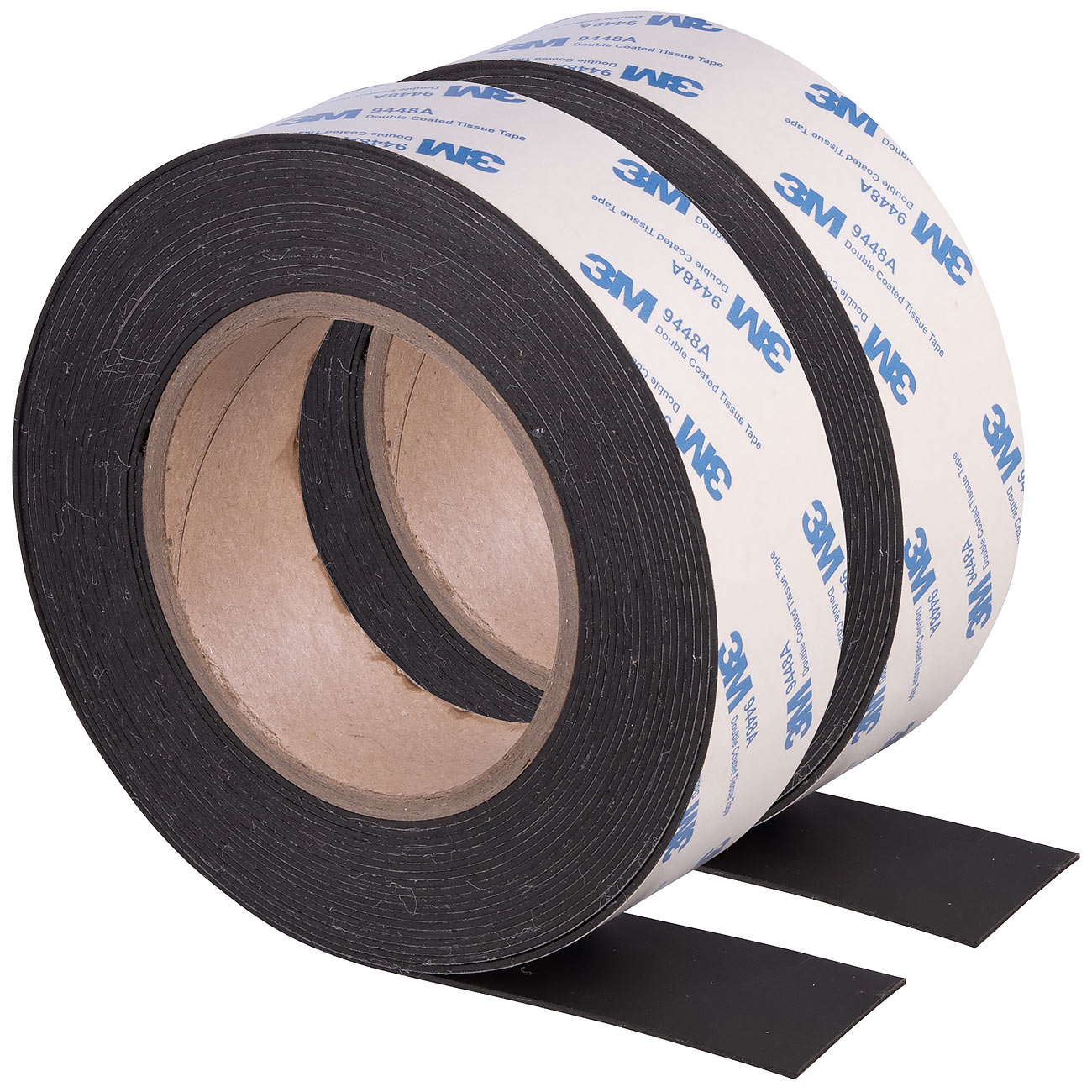 AGT Magnettafel-Bänder: 2er-Set selbstklebende Metallbänder für Magnethaftung,6m x 35mm, zusch (Eisenfolien, Stahlband Rolle)