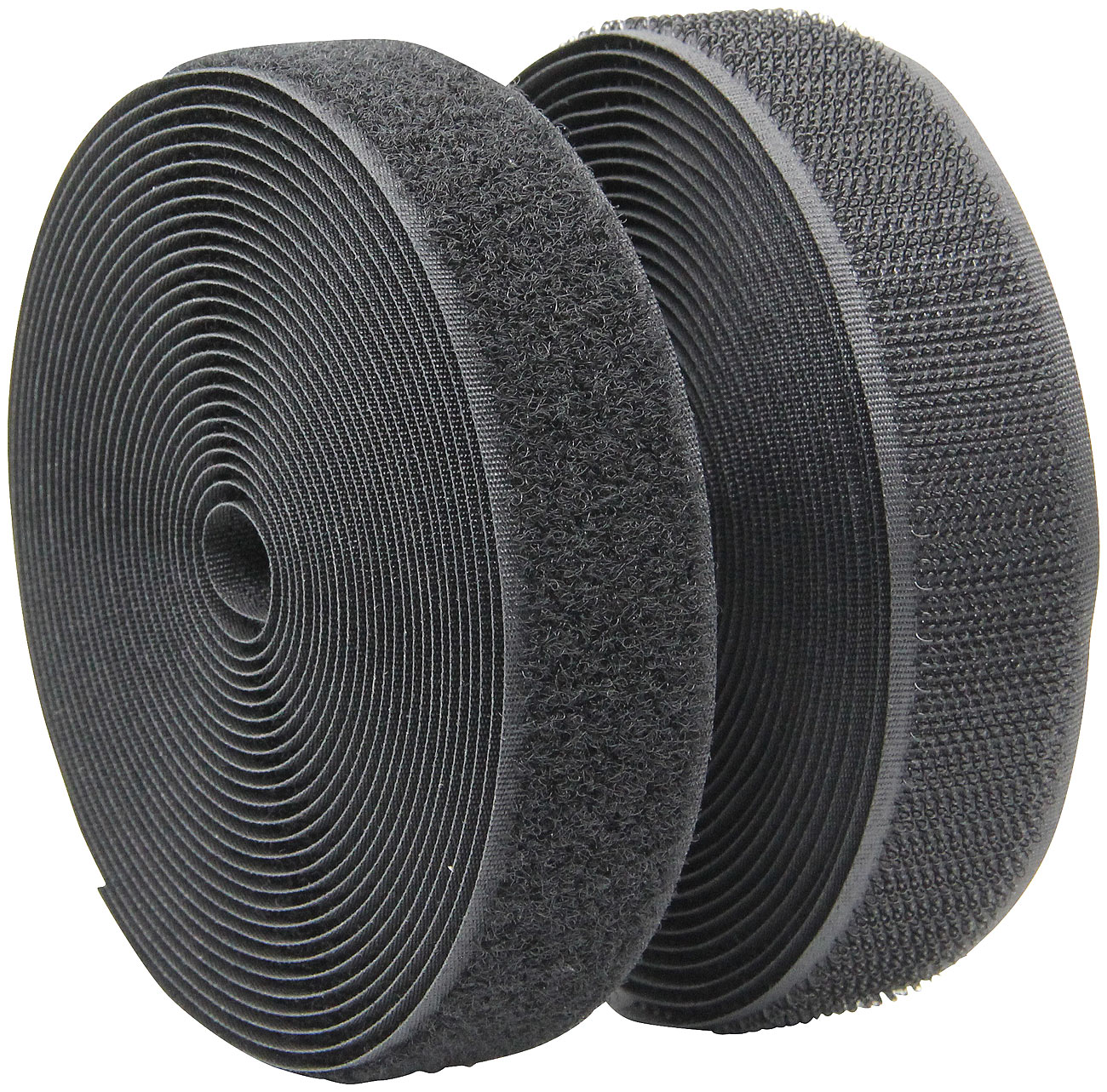 PEARL bande auto-agrippante à découper: Ruban Velcro avec boucles/hameçons en nylon, à coudre, 20 kg/m, 25mm, 8m (velcros attaches de câble, crochets)