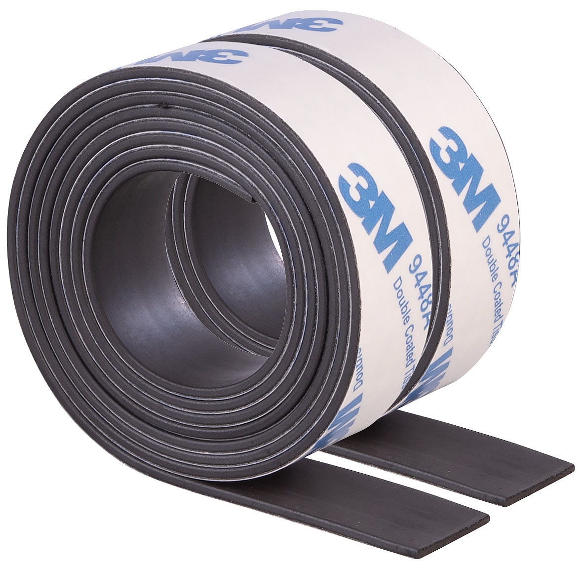 AGT striscia magnetica: Nastro magnetico autoadesivo A+B, strisce adesive 3M, tagliabile, 1m+1m (nastro adesivo metallico, nastro magnetico adesivo)