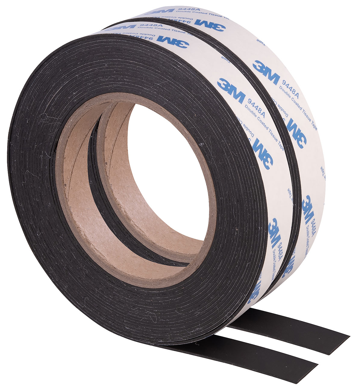 AGT nastro adesivo magnetico: Nastro Magnetico A+B autoadesivo, 3M, tagliabile, 6 m + 6 m, 15 mm (nastro metallico, nastro magnetico forte, striscia)