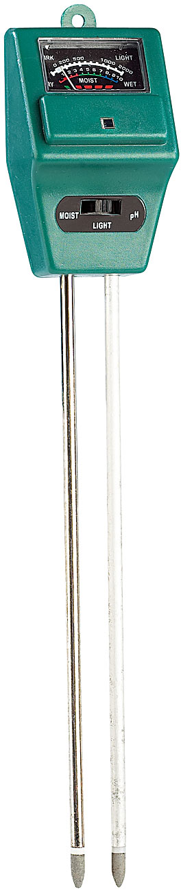 Royal Gardineer misuratore di umidità del terreno: Misuratore di terreno combinato solare 3in1 per piante (misuratore di umidità del suolo)