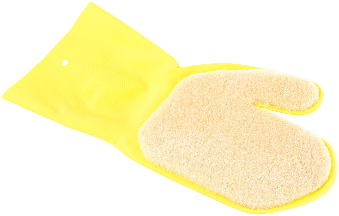 PEARL guanto per cura auto: Guanto con pad di lucidatura in acrilico, per mancini (guanti per la cura, guanti spazzola, guanti da lavoro da cucina)