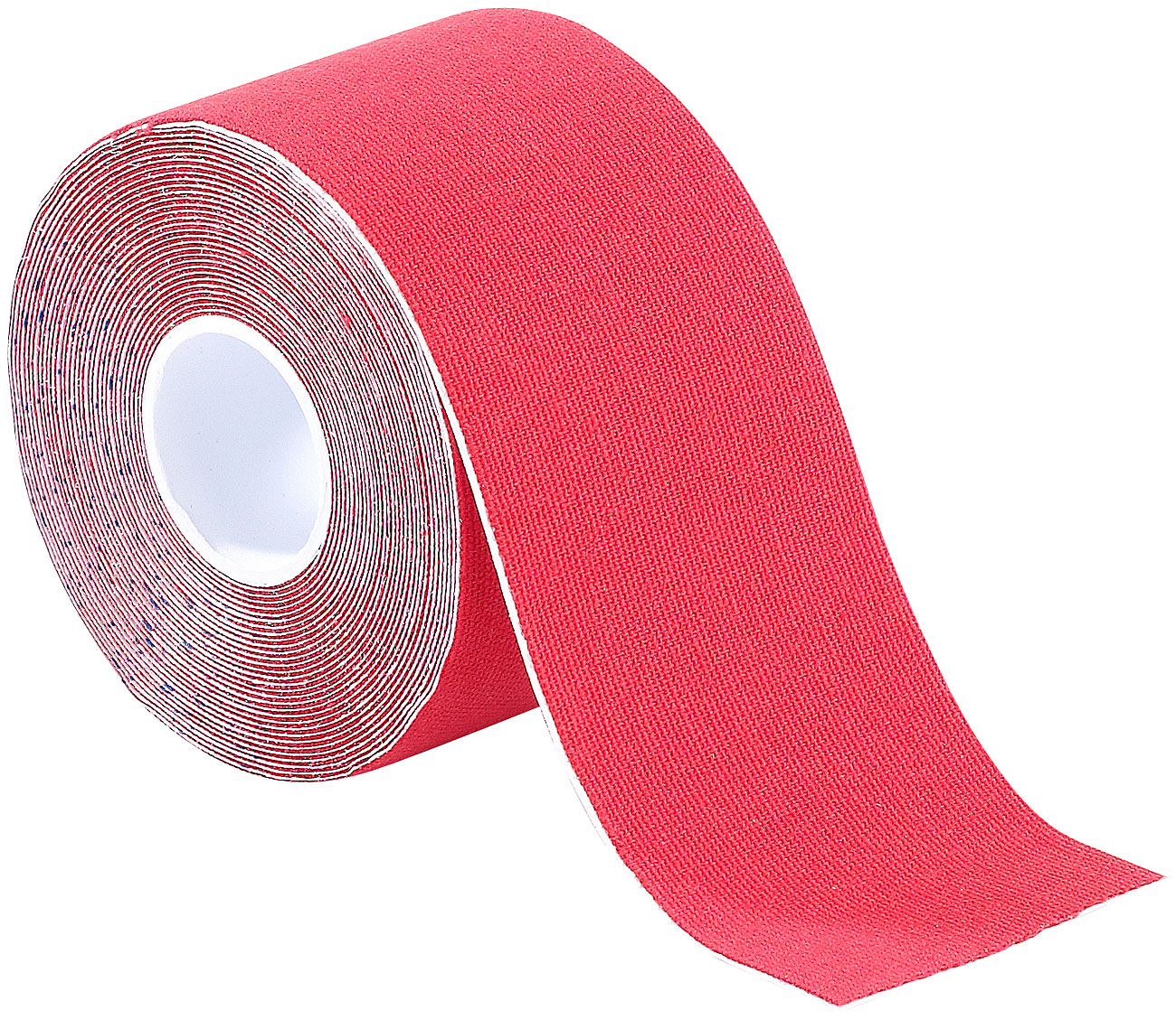 newgen medicals Rheuma-Pflaster-Bänder: Kinesiologie-Tape aus Baumwollgewebe, 5 cm x 5 m, rot (Kinesiology Pflaster-Bänder, Klebeband für Taping)