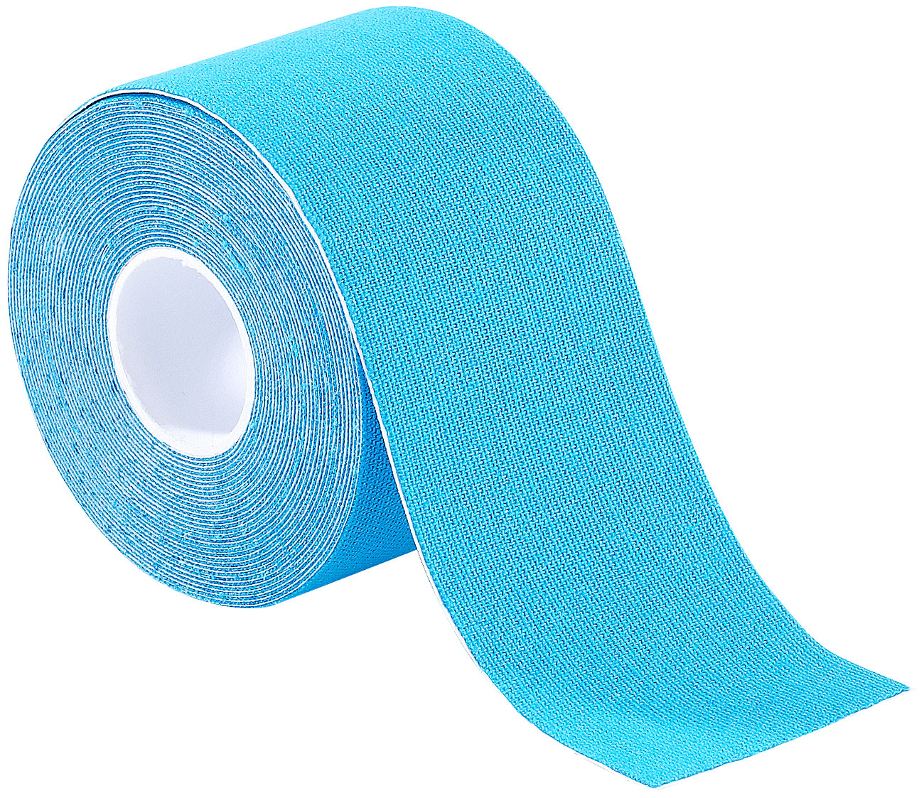 newgen medicals Bandagen-Bänder: Kinesiologie-Tape aus Baumwollgewebe, 5 cm x 5 m, blau (Kinesiology Pflaster-Band, Tapeband)