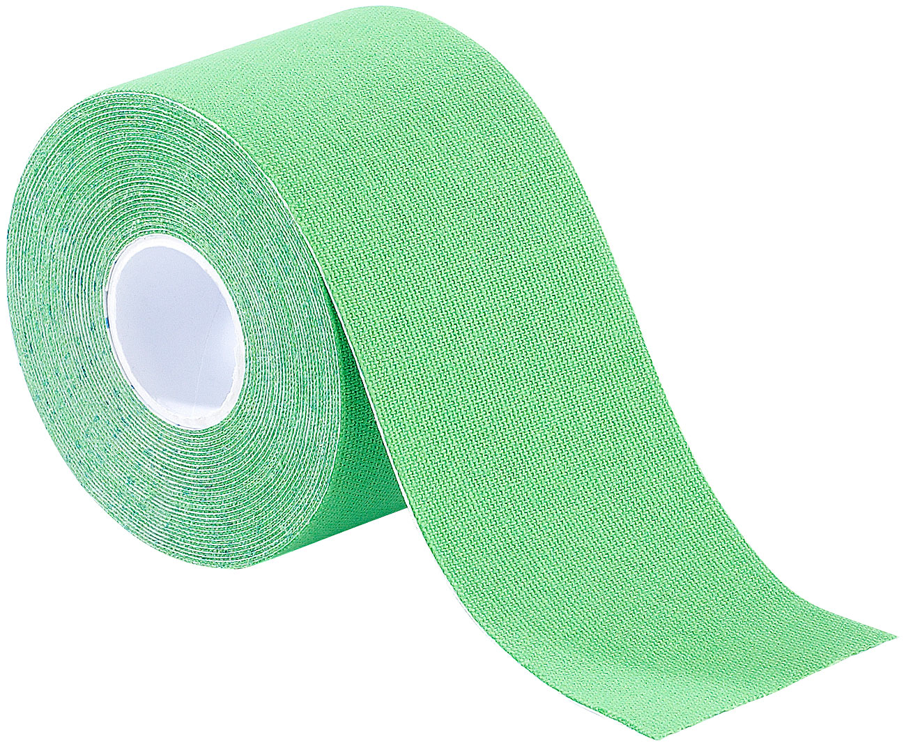 newgen medicals cerotti per reumatismi: Nastro kinesio in tessuto di cotone, 5 cm x 5 m, verde (bande adesive kinesiology, cerotti adesivi, nastri)