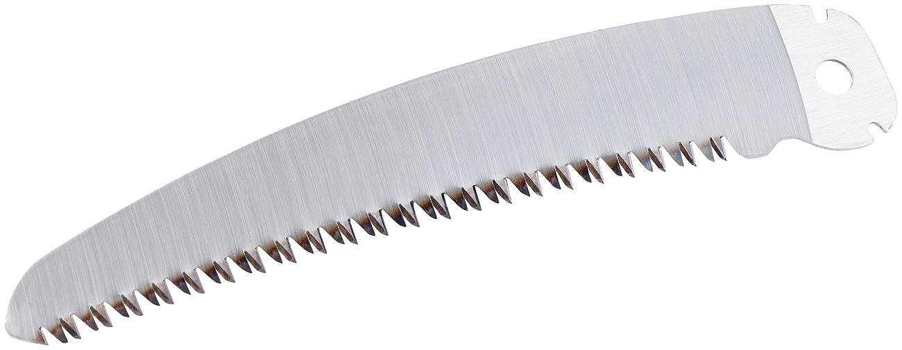 AGT Klapp-Säge: Carbonstahl-Sägeblatt mit Trapez-Verzahnung, für Klappsäge WKS-180 (Astklappsäge, Gartensägen)