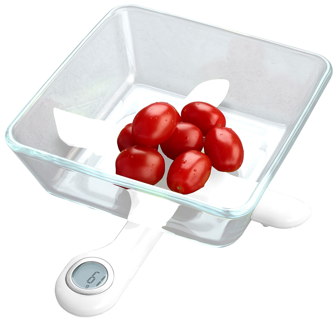 Rosenstein & Söhne Küchenwaage Camping: Kompakte digitale Küchenwaage im Falt-Design, bis 5 kg, Tara-Funktion (Küchenwaage klappbar, Küchenwaage)