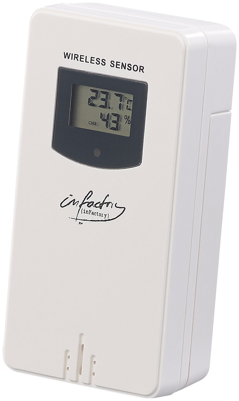 infactory sensore di temperatura esterna sensore di temperatura esterna sensore temperatura esterna sensore temperatura esterna: Sensore esterno