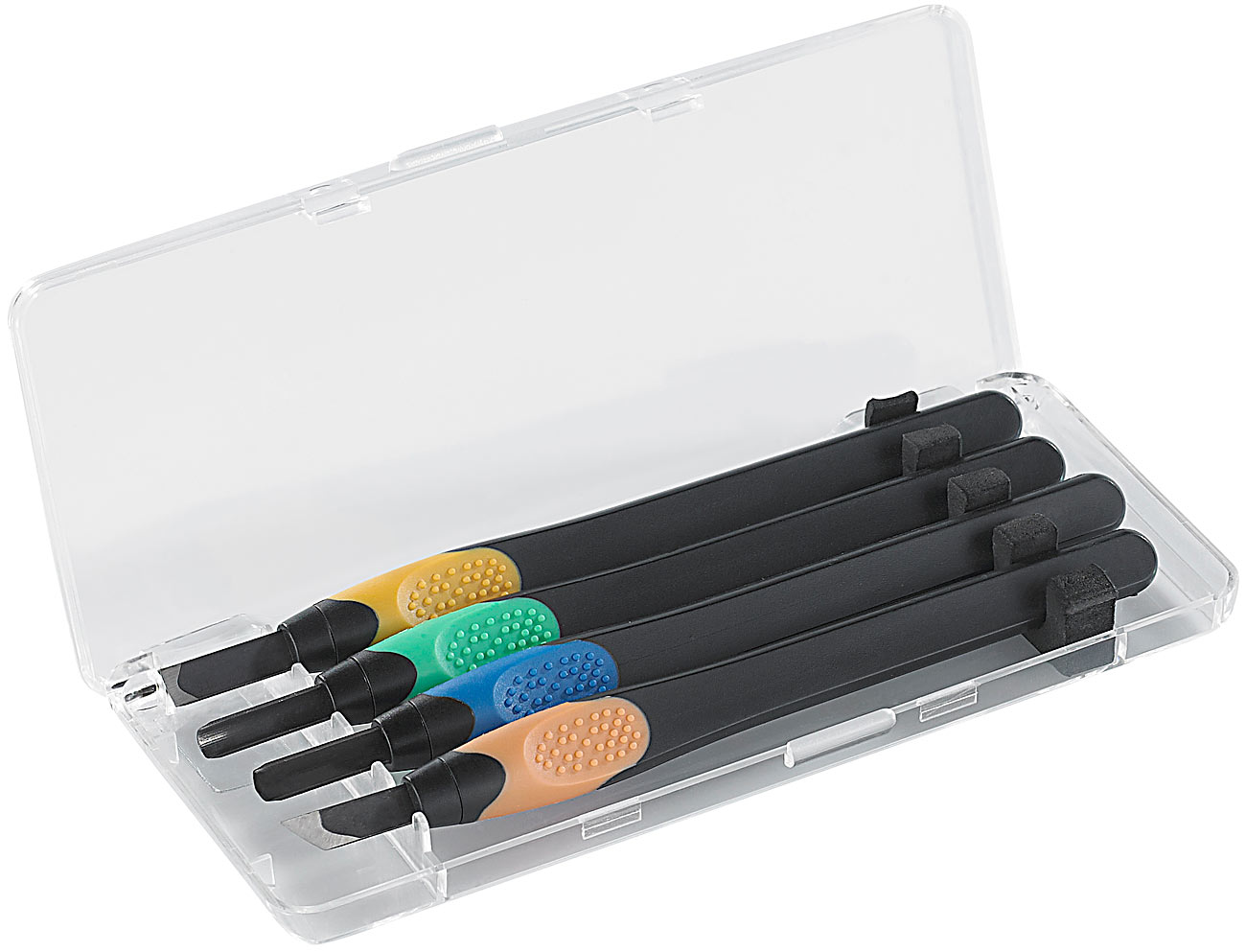 AGT coltello da intaglio: Strumento per intaglio del legno, 4 pezzi in una robusta scatola (strumento per intaglio, strumento per intaglio del legno)