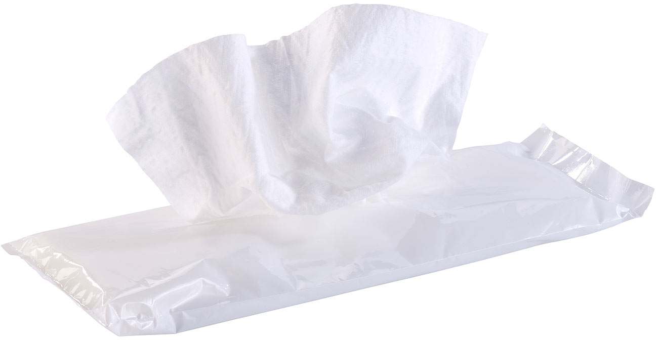 Sichler Automatischer Wischer: Feuchtreinigungstücher für Kehr- und Wischroboter, 12 Stück (Automatischer Bodenwischer)