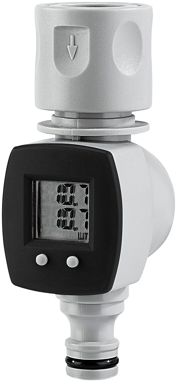 Royal Gardineer contatore dell'acqua contatore dell'acqua contatore di portata d'acqua contatore di portata d'acqua: Contatore d'acqua digitale per