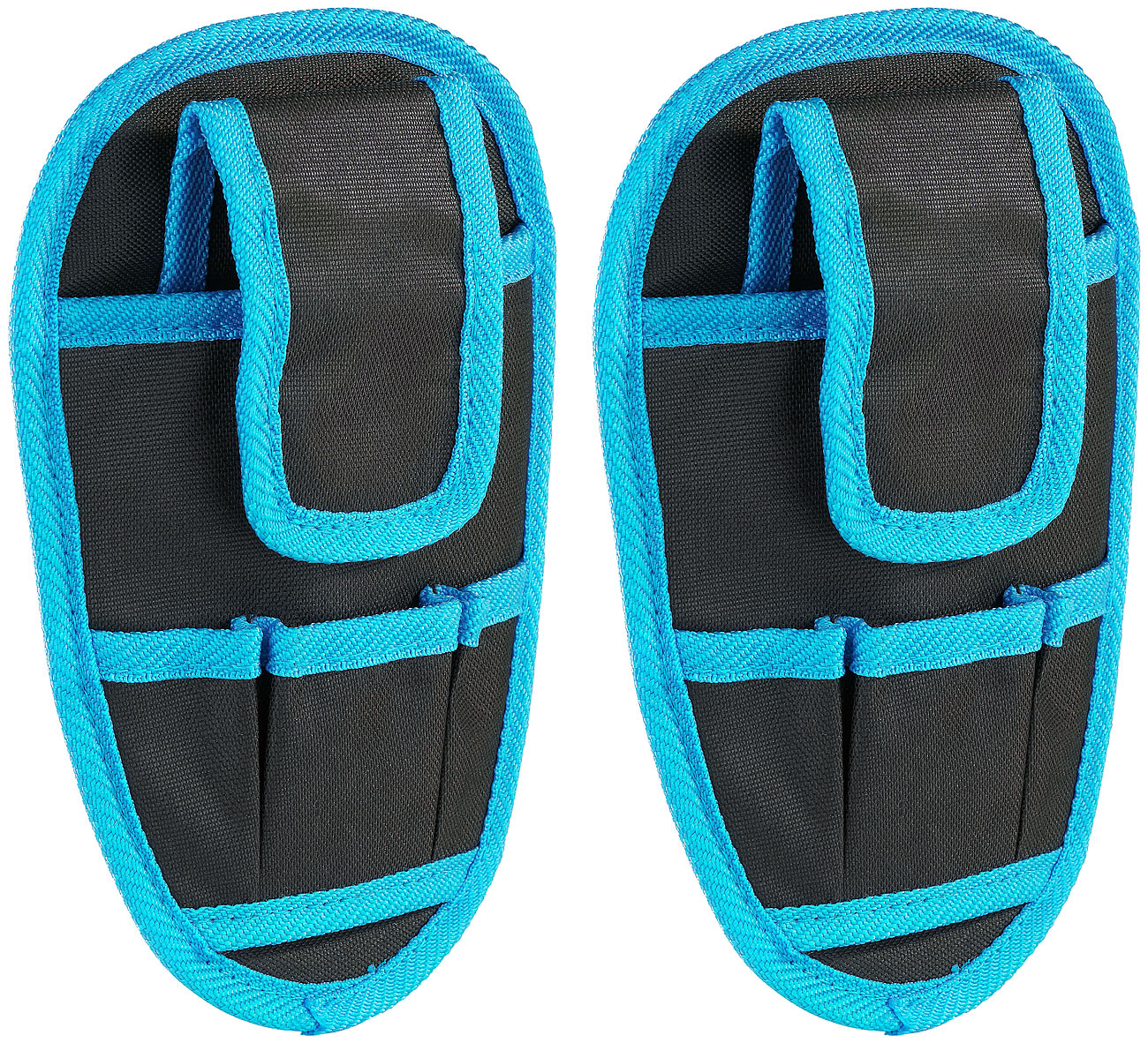 PEARL borsa porta attrezzi da cintura: Set di 2 supporti per mini avvitatori AW-220.wt (borse per avvitatori, borsa porta utensili per trapano, borsa)