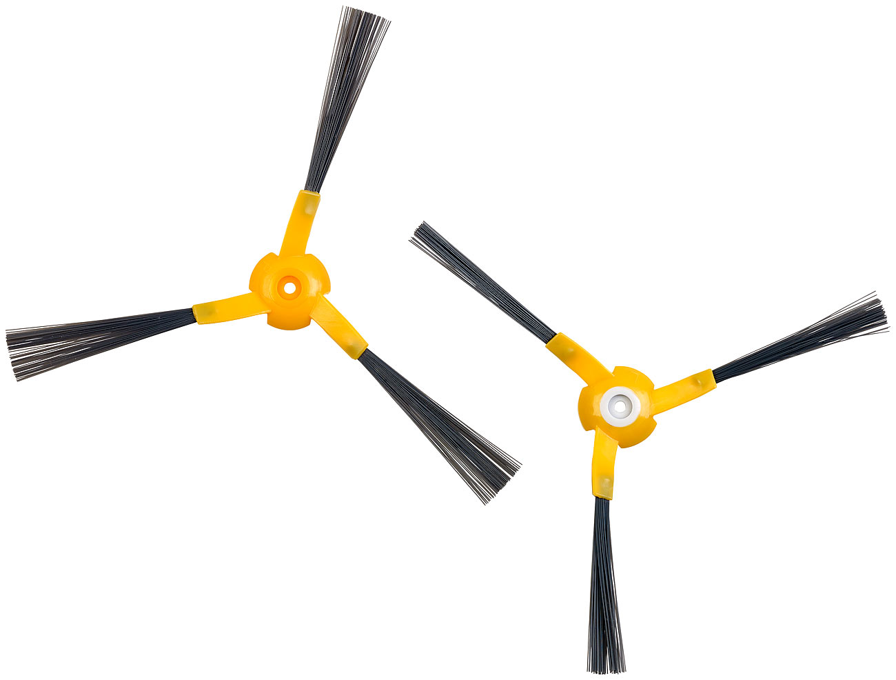 Sichler Saugroboter 2in1: 2er-Set Ersatz-Seitenbürsten für Staubsauger-Roboter PCR-3500 (Staubsaugroboter mit Seitenbürsten, Akku Staubsauger)