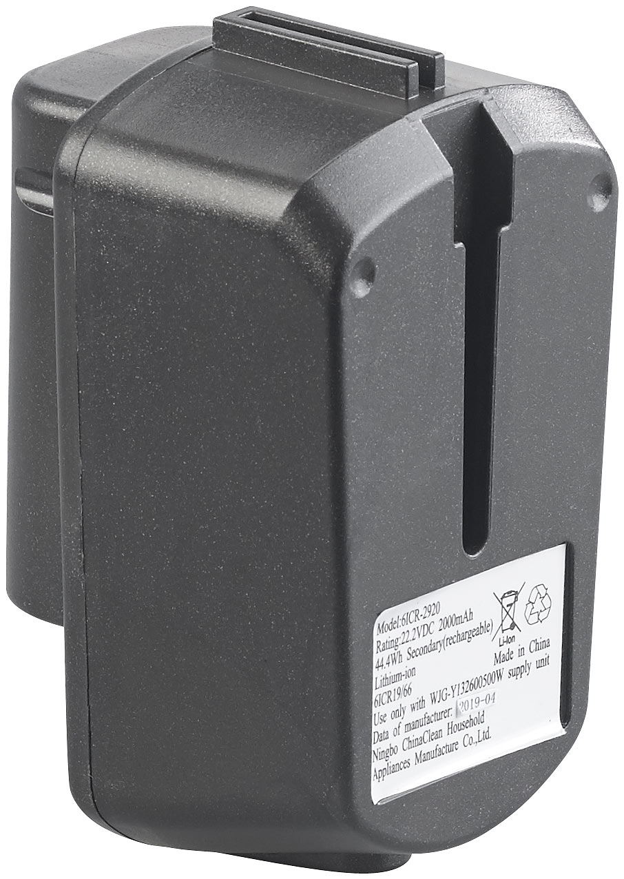 Sichler Akkuhandstaubsauger: Ersatz-Akku für Akku-Zyklon-Staubsauger BHS-520.ak, 2.000 mAh (Staubsauger Zyklontechnologie, Beutelloser Staubsauger)