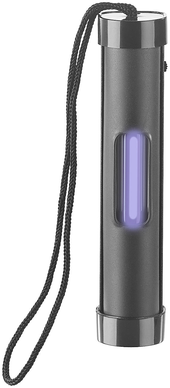 newgen medicals Desinfektionslampe: Kompakte UV-C-Desinfektions-Lampe gegen Keime u.v.m., 4 Watt (UV-C-Desinfektionslampe, UVC-Lampe zur)