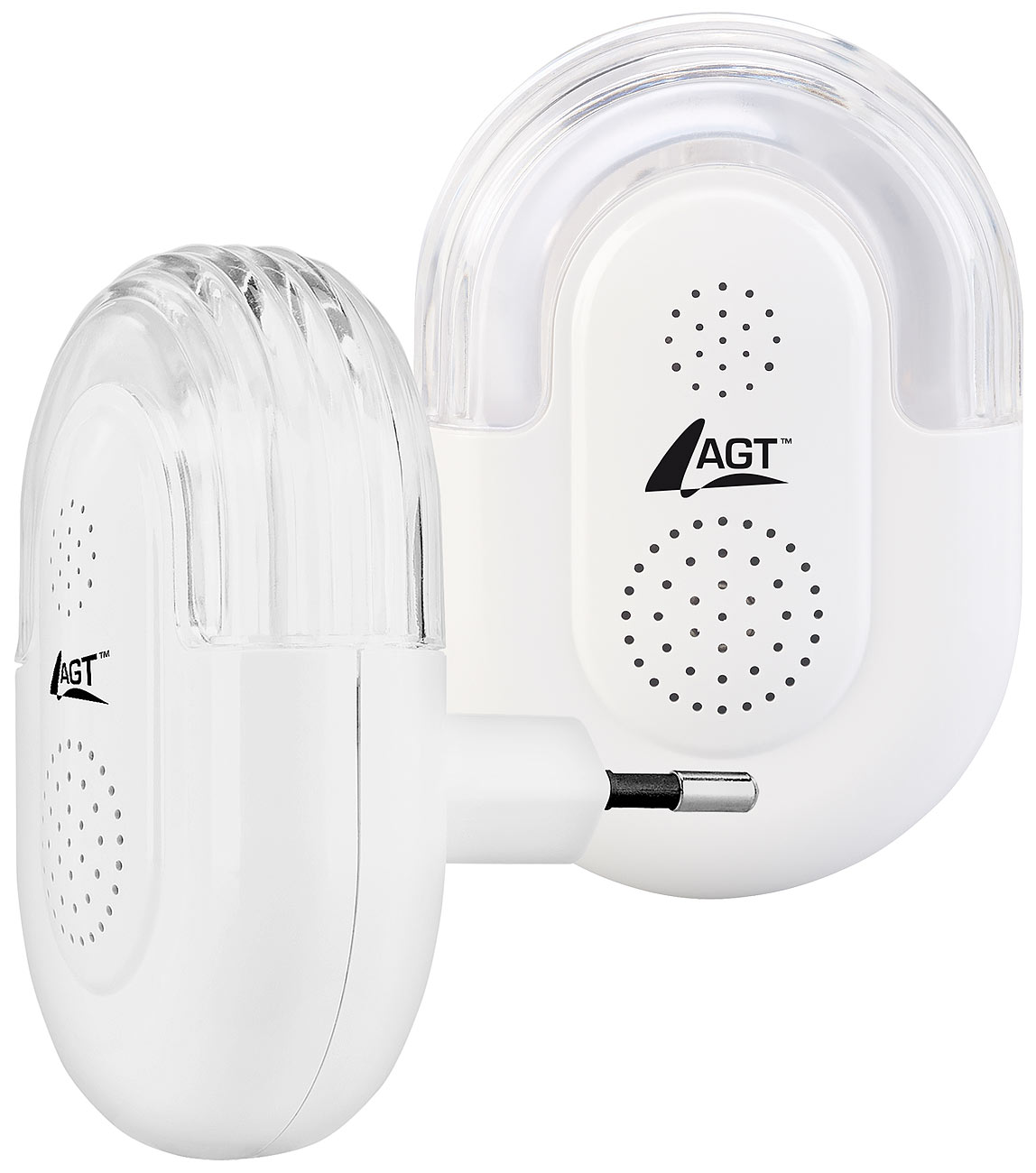 AGT luftmätare: 2-pack uttagsluftkvalitetsmätare med LED-lampsystem (luftmätare, luftkvalitetsmätare, luftföroreningsmätare)