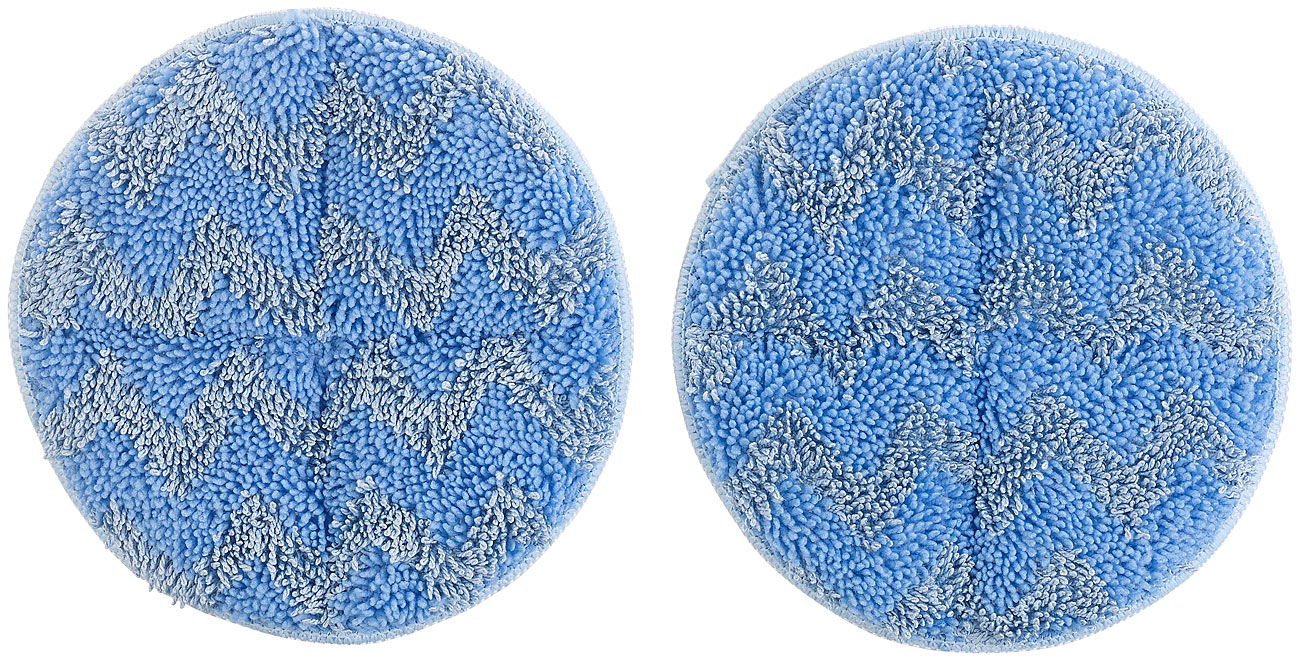 Sichler Hand-Staubsauger Akku: 2er-Set Wischpads für Multifunktions-Staubsauger BLS-270 & BHS-580.ak (Staubsauger mit Polier-Aufsätzen)