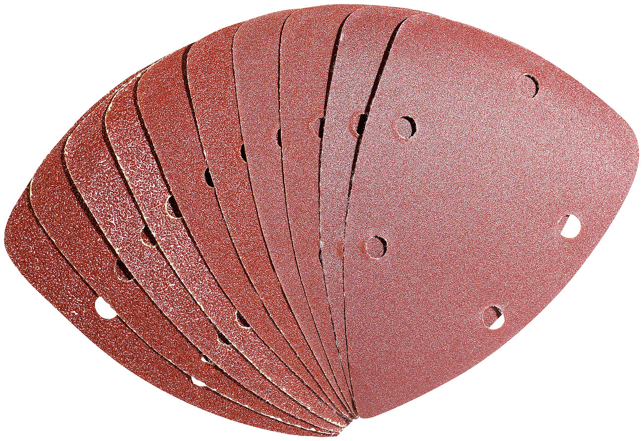 AGT levigatrice orbitale: Set di carta abrasiva per NX5238, 10 pezzi (carta abrasiva per levigatrice oscillante, levigatrice con sacchetto per)